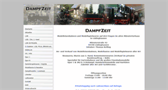 Desktop Screenshot of dampfzeit.de